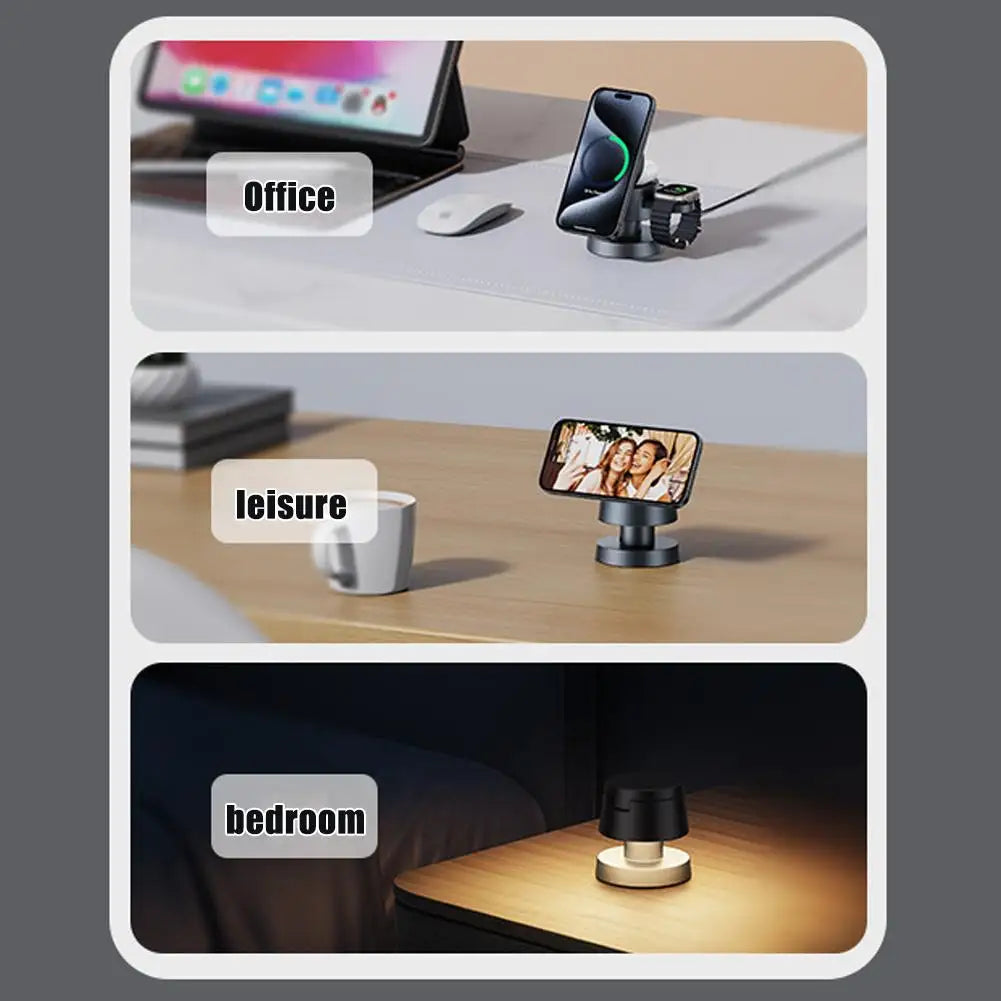 Mushroom 4-in-1 MagSafe Wireless Charger & Night Light